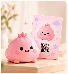 Every Squishiii comes with a collector card